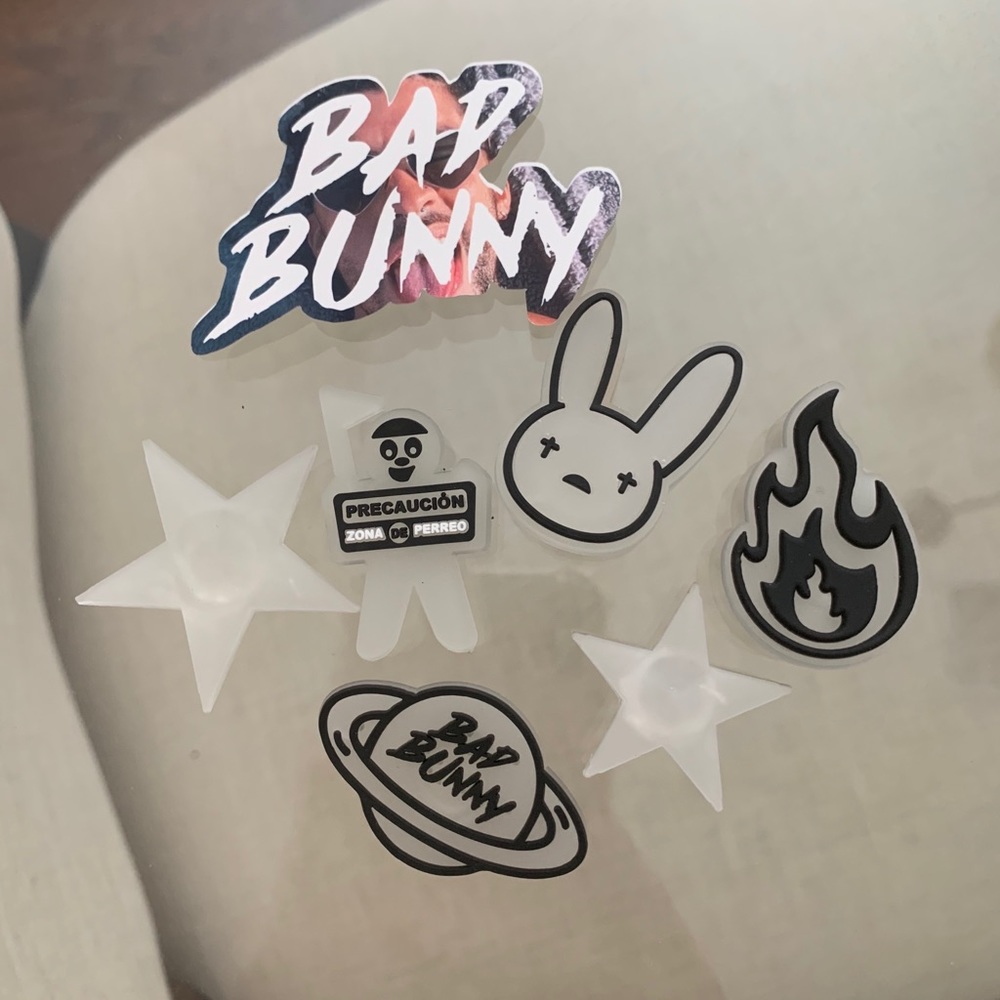 Bad Bunny Crocs Jibbitz, Bad Bunny Crocs Charms